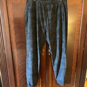 Men's Black Camouflage Pants